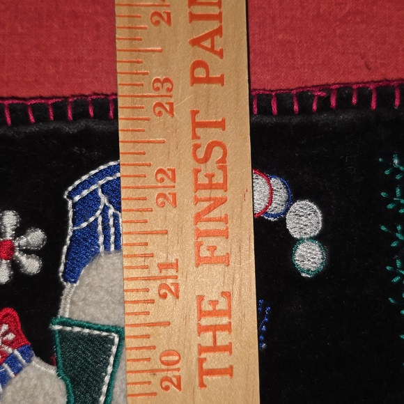 Tantrums Christmas Vest Applique Embroidery Snowman Snowflakes Womens Size XL - Picture 16 of 16